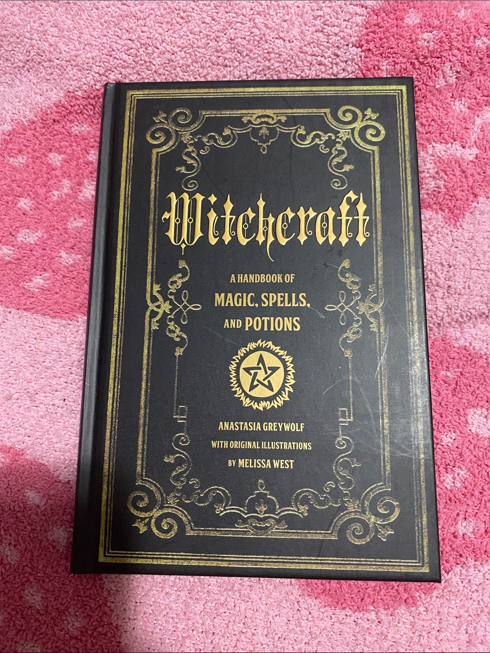 Witchcraft: A Handbook of Magic, Spells, and Potions - Black & Gold Hardcover